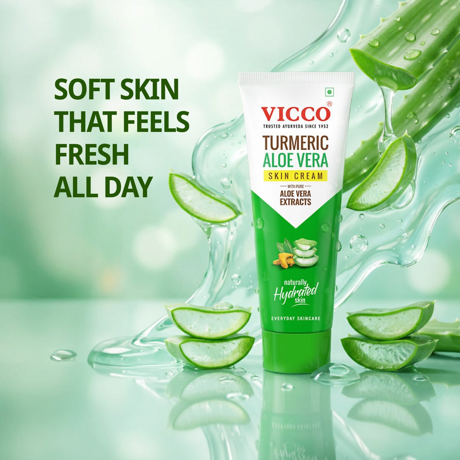 Vicco Zerdeçal Aloe Vera Cilt Kremi