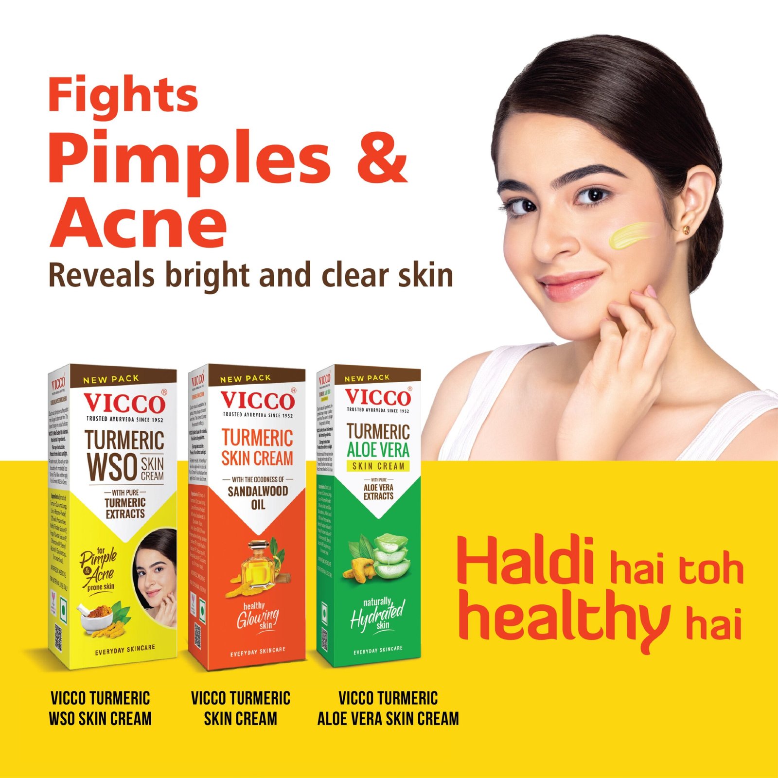 Vicco Zerdeçal Aloe Vera Cilt Kremi
