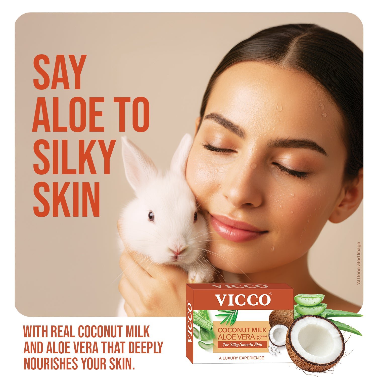 Hindistan Cevizi Sütü Aloevera Banyo Barı