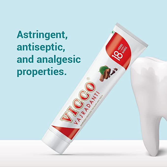 Vicco Vajradanti ezmesi - Normal200g & Saunf Aromalı 200g (4'lü paket)